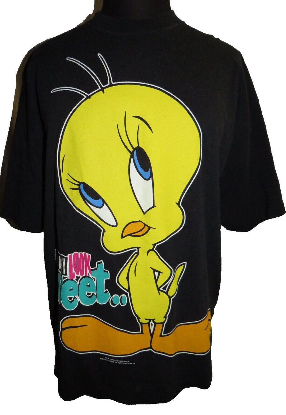 Sun Sportswear Vintage Tweety Bird Tee Made In USA Plus Size 24W